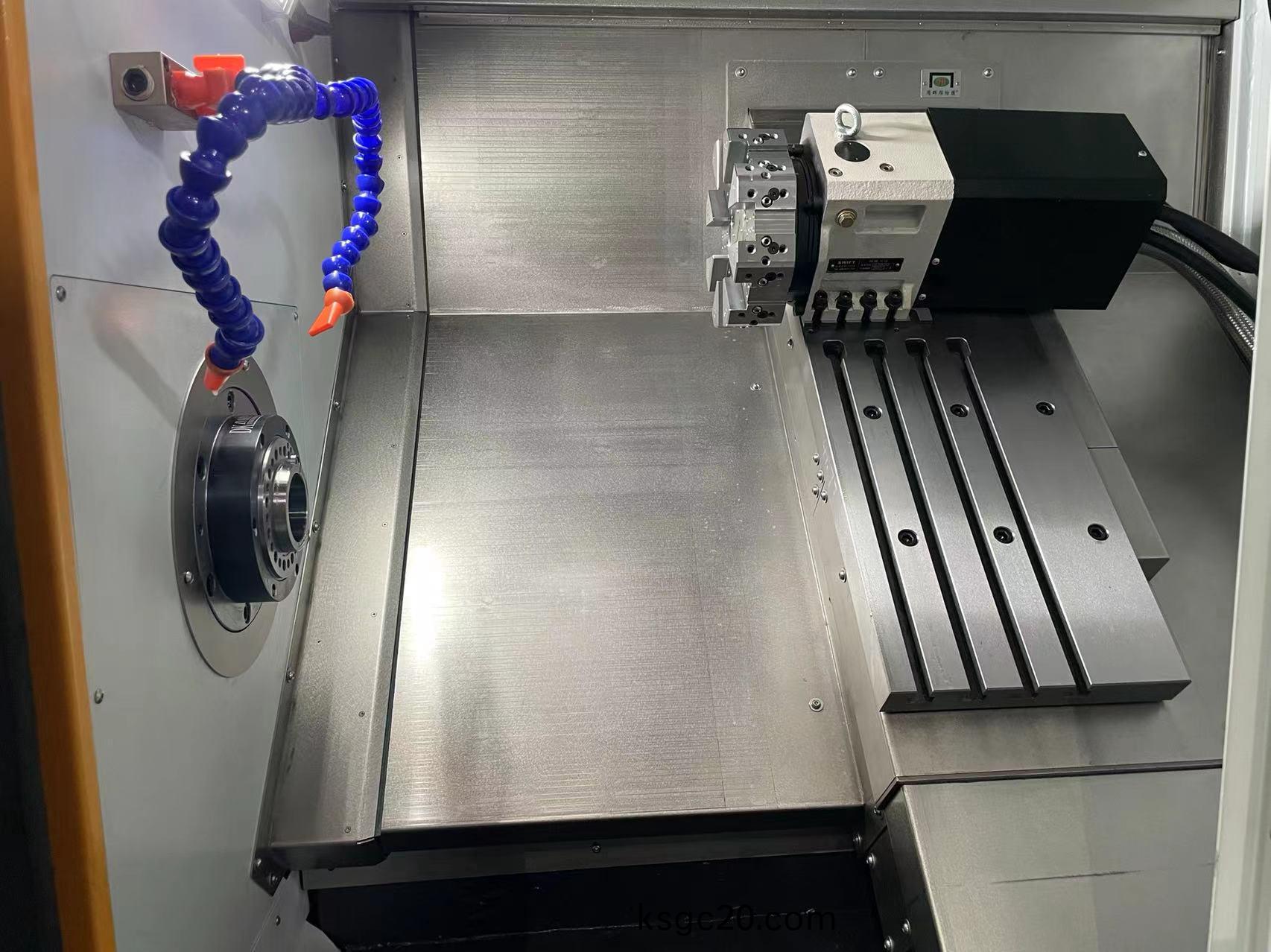 排刀+刀(dao)墖斜(xie)身數控車牀